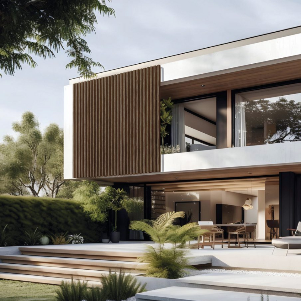 Aluminum Privacy Wall Panels 2"x6" (36 LF)