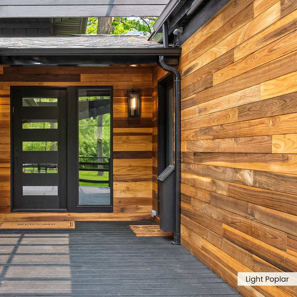 Modern Exterior Wood Cladding (15 SF)