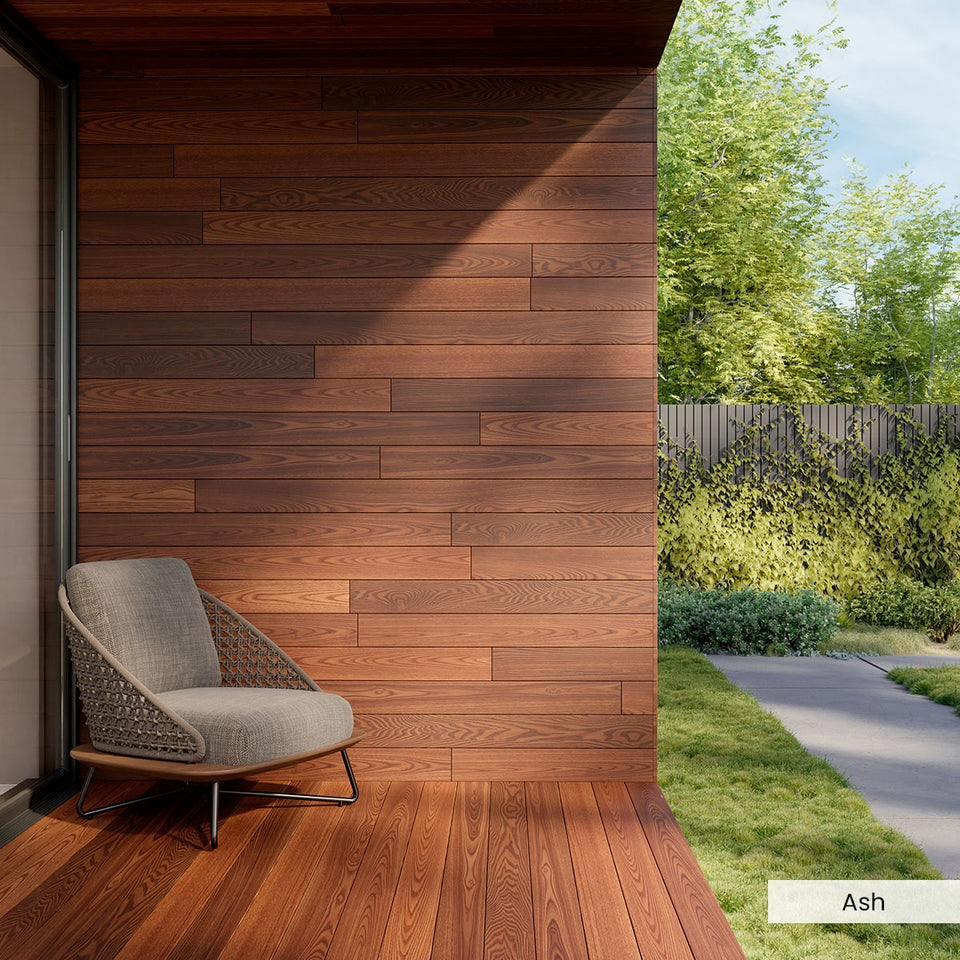 Modern Exterior Wood Cladding (15 SF)