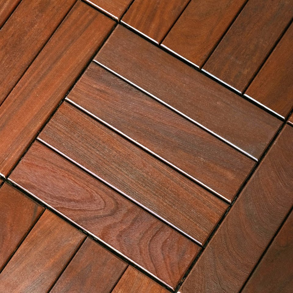 Ipe Hardwood Deck Tiles (10 SF)
