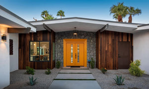 Palm Desert, CA | Modern Exterior Cladding in Thermo Poplar