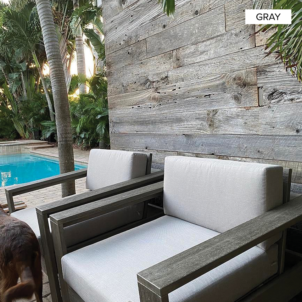 Reclaimed Exterior Wood Siding (15 SF)