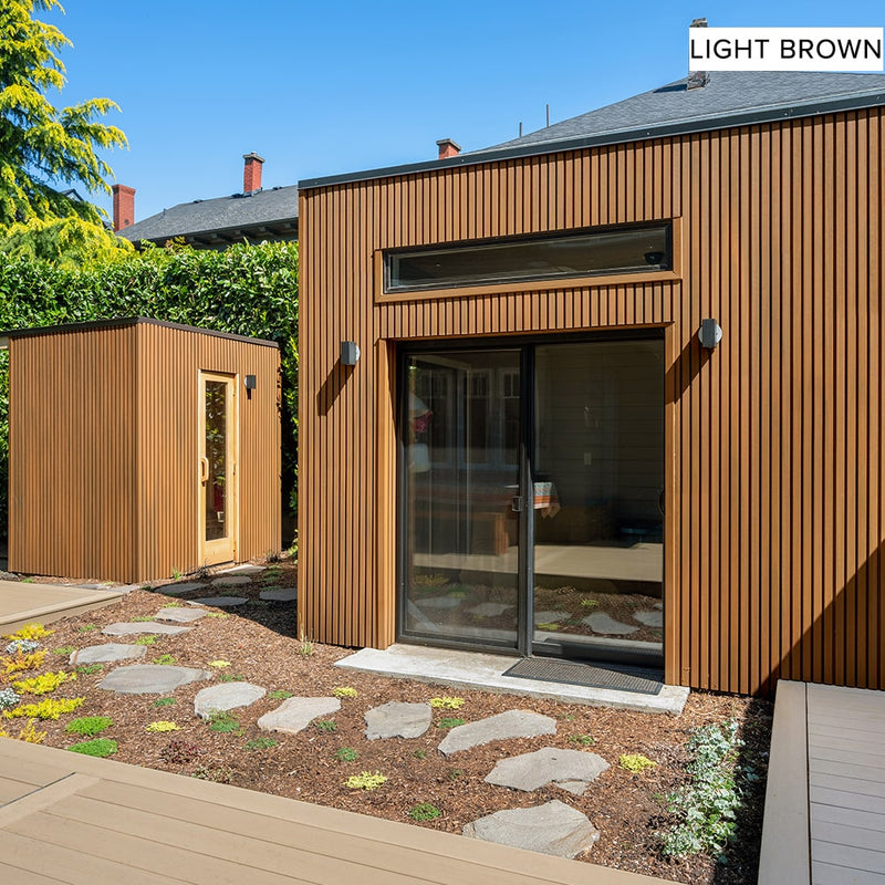 Composite Wide Slat Exterior Cladding (21 SF)