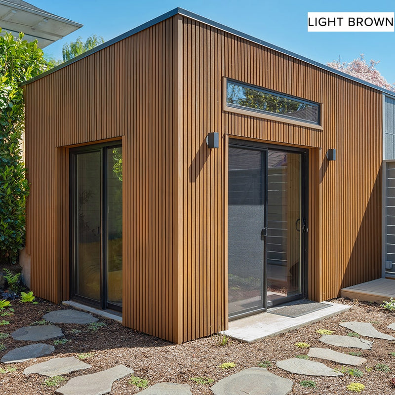 Composite Wide Slat Exterior Cladding (21 SF)