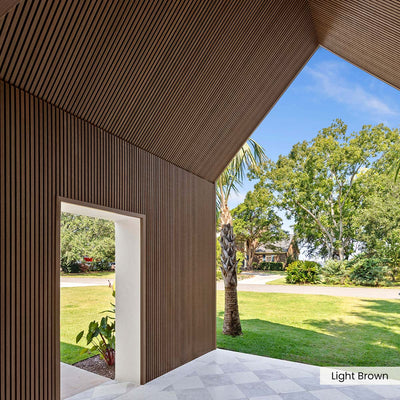 Composite Narrow Slat Exterior Cladding (16.8 SF)