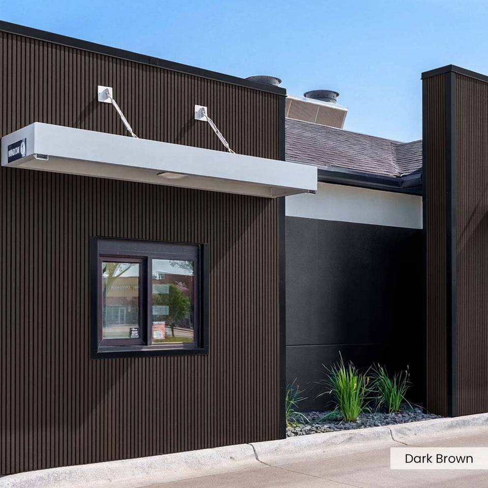 Composite Narrow Slat Exterior Cladding (16.8 SF)