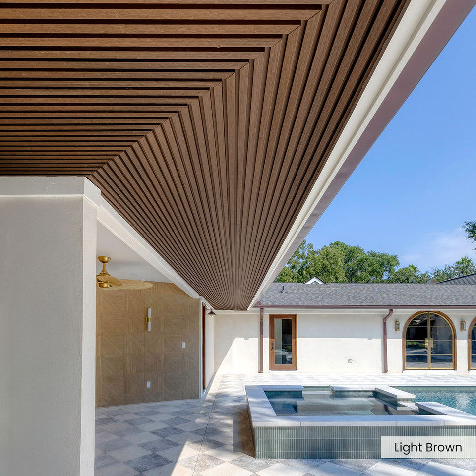 Composite Narrow Slat Exterior Cladding (25.2 SF)