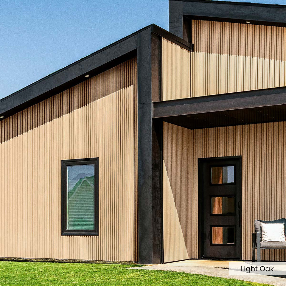Composite Wide Slat Exterior Cladding (21 SF)