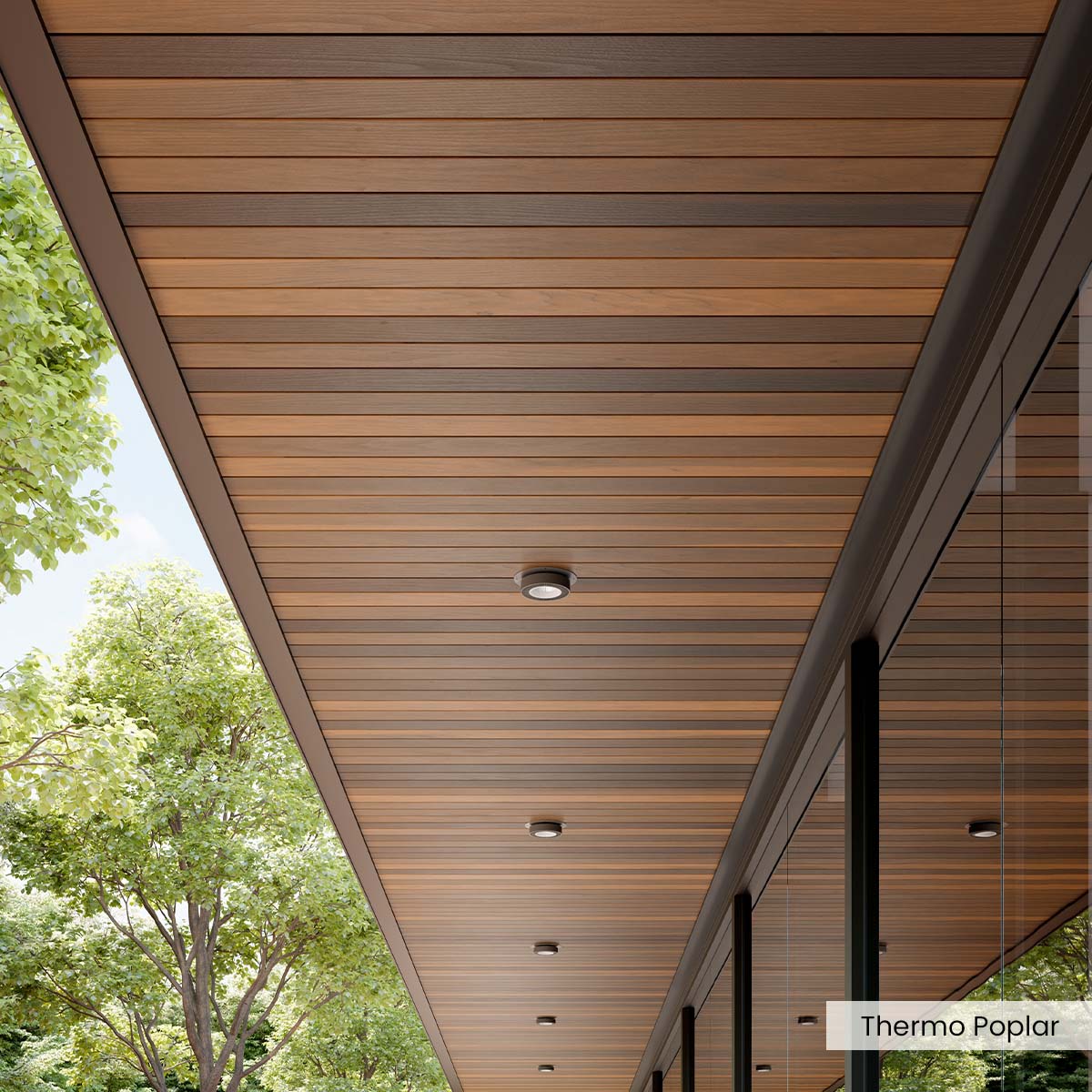 Removable Wood Cladding Modern Exterior Wood Cladding (15 SF) | WoodPlank