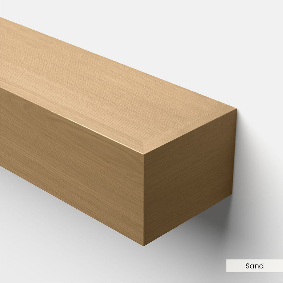 Modern White Oak Mantels