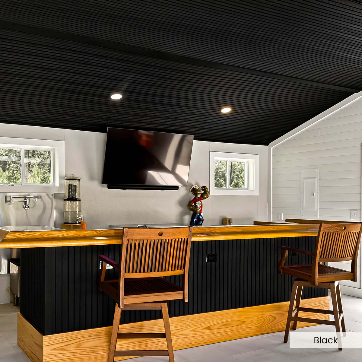 Composite Wide Slat Exterior Cladding (21 SF) – WoodPlank