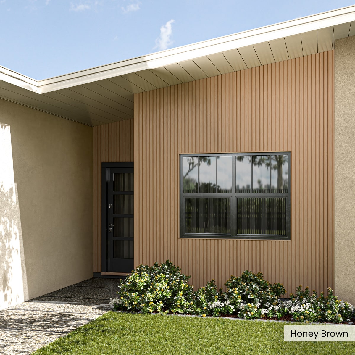 Composite Wide Slat Exterior Cladding (21 SF) – WoodPlank