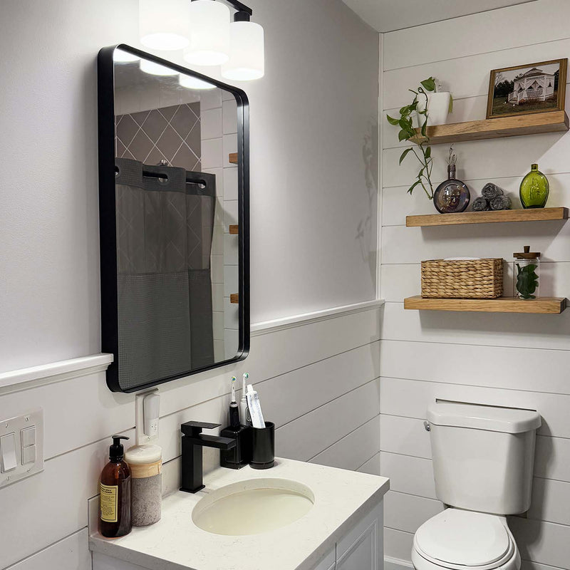 Primed White Wood Shiplap