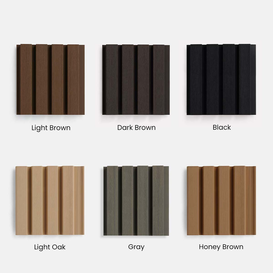 Composite Wide Slat Exterior Cladding (21 SF)
