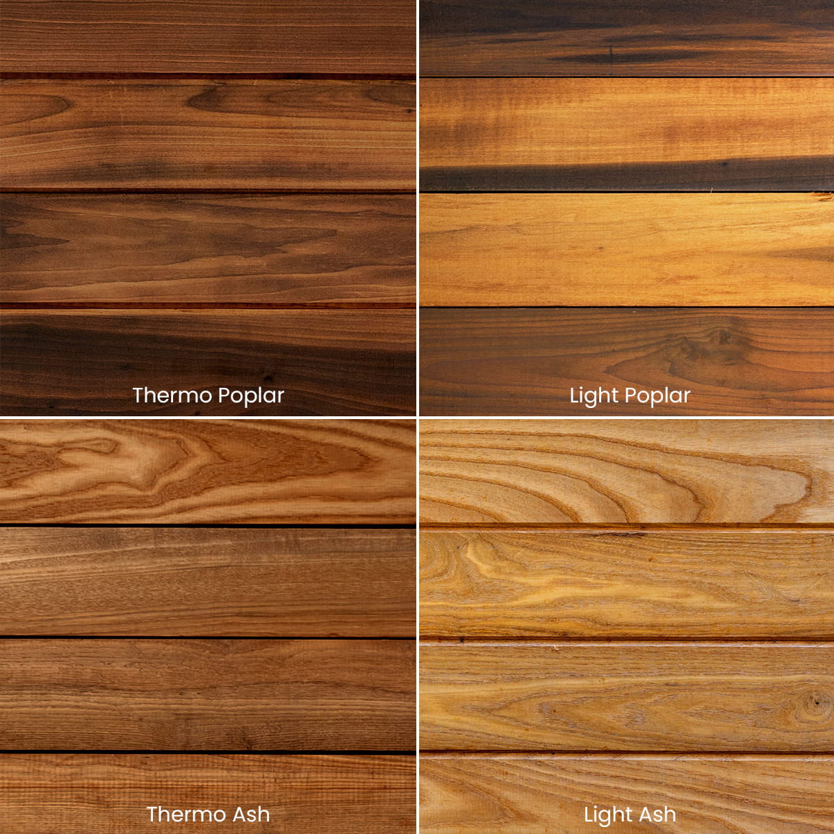 Timber Cladding Samples Modern Exterior Wood Cladding (15 SF) | WoodPlank