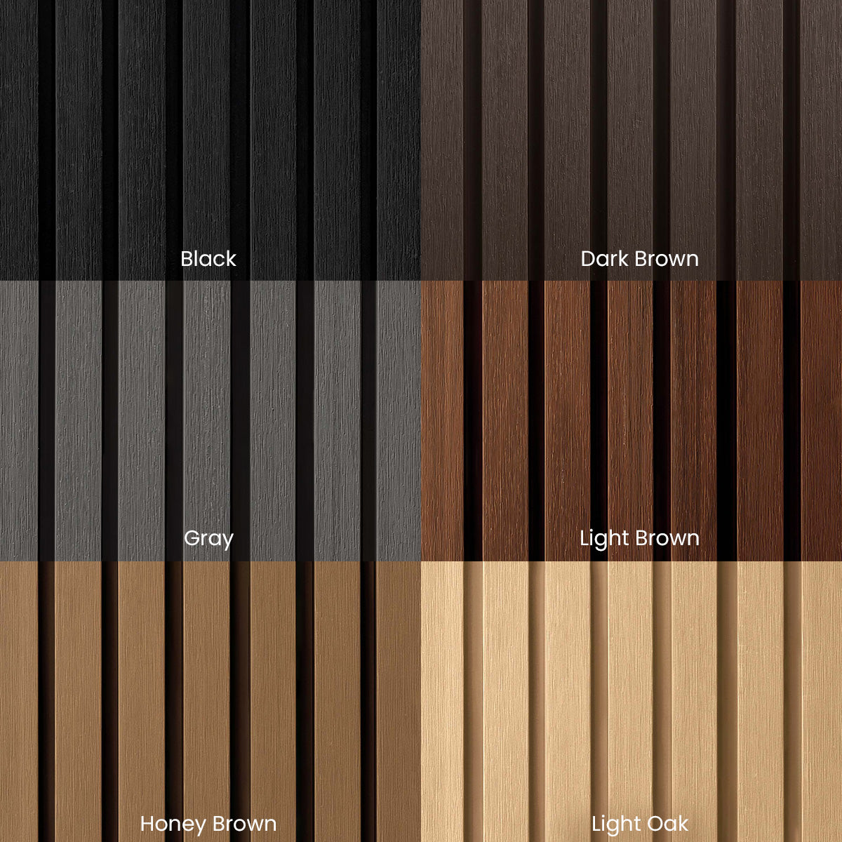 Sf10 Cladding Composite Wide Slat Exterior Cladding / Wall Panels (21 SF) | WoodPlank