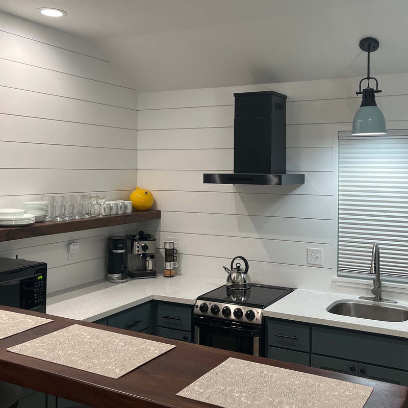 Primed White Wood Shiplap