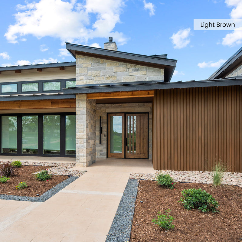 Composite Wide Slat Cladding