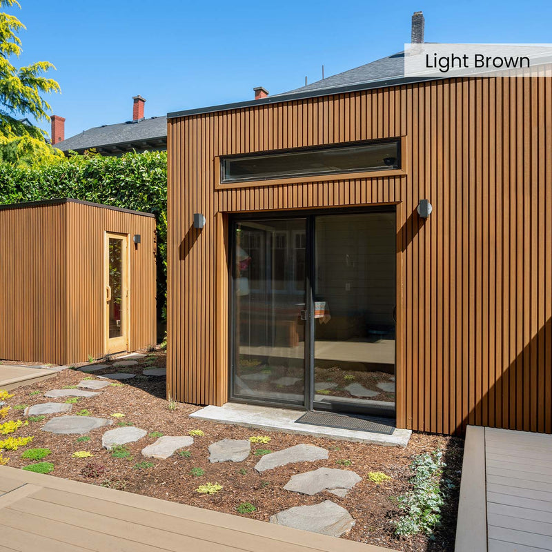 Composite Wide Slat Cladding