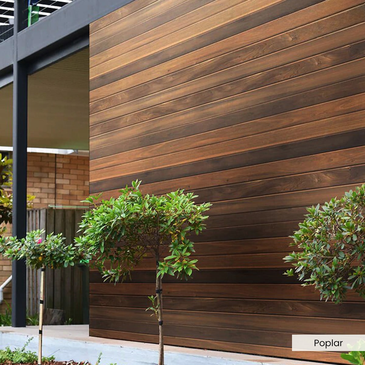 Modern Exterior Wood Cladding (15 SF) – WoodPlank