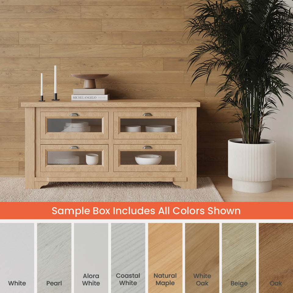 Peel & Stick Wall Plank Samples