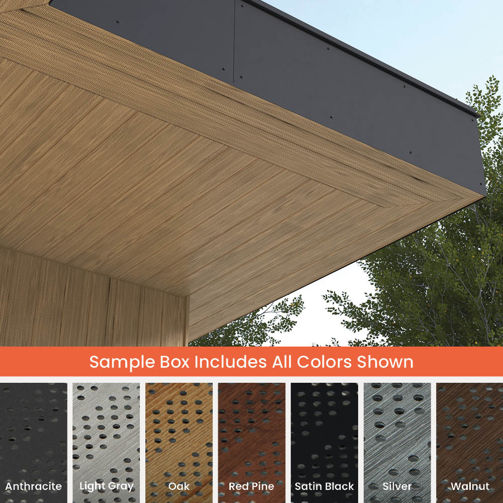 Vented Aluminum Cladding Samples – WoodPlank