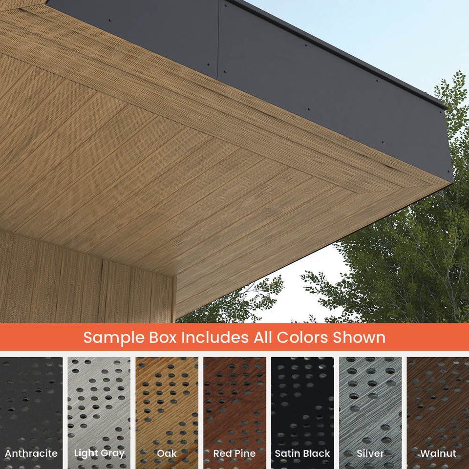 Vented Aluminum Cladding Samples