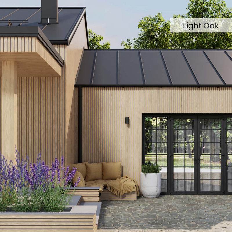 Composite Wide Slat Cladding