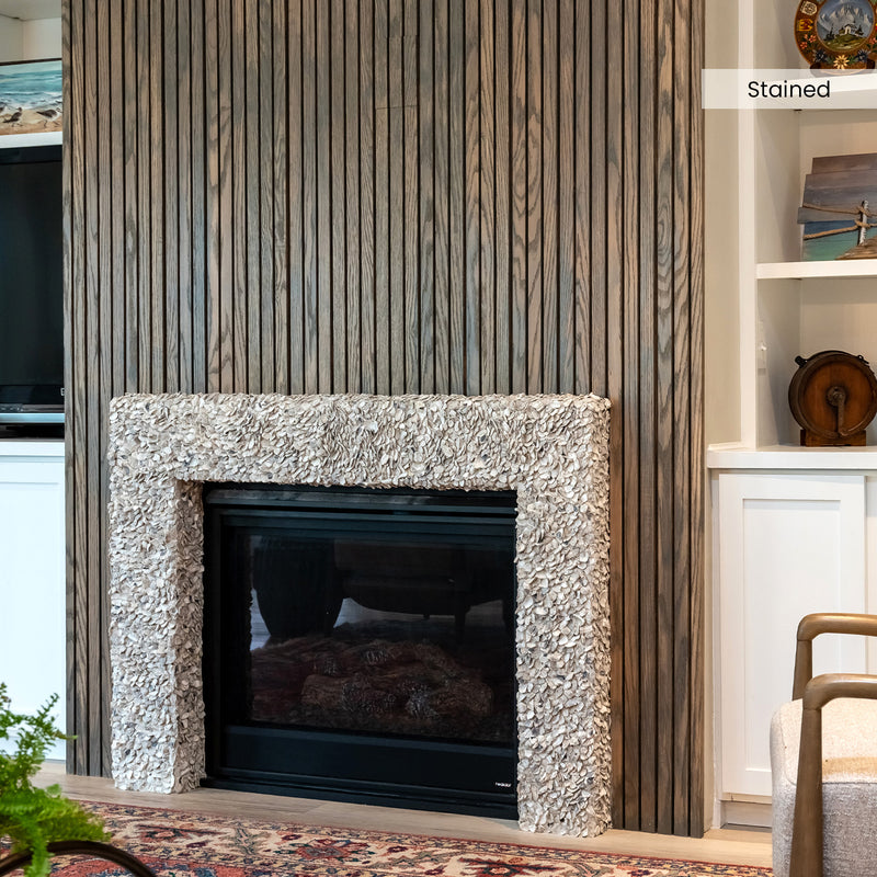 Solid Oak Slat Wall Panels