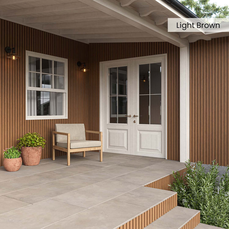 Composite Wide Slat Cladding