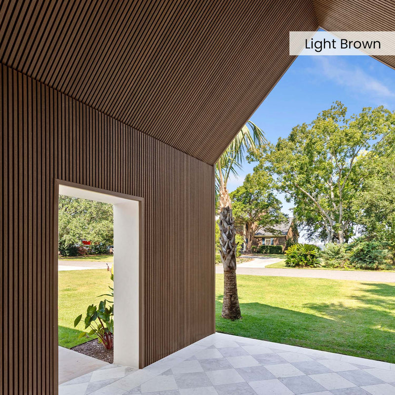 Composite Narrow Slat Cladding
