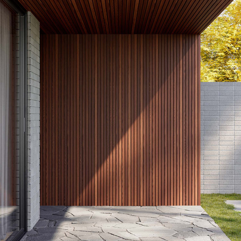 Thermo Ash Slat Wall Siding