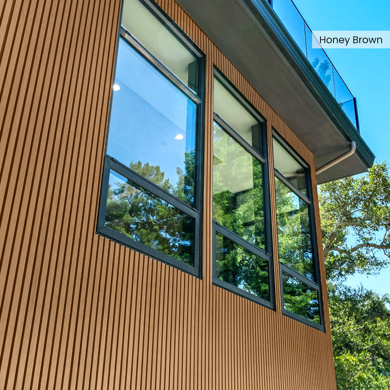 Composite Wide Slat Cladding