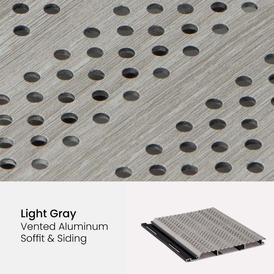 Vented Aluminum Cladding Samples