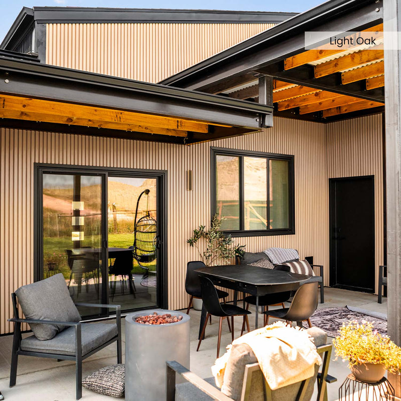 Composite Wide Slat Cladding