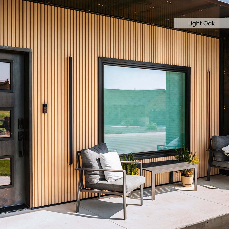 Composite Wide Slat Cladding
