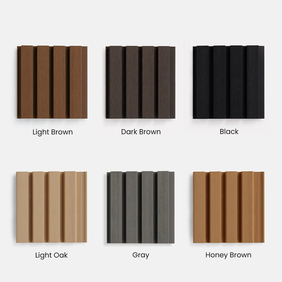 Composite Wide Slat Exterior Cladding (21 SF)