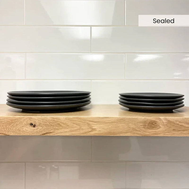 White Oak Floating Shelves