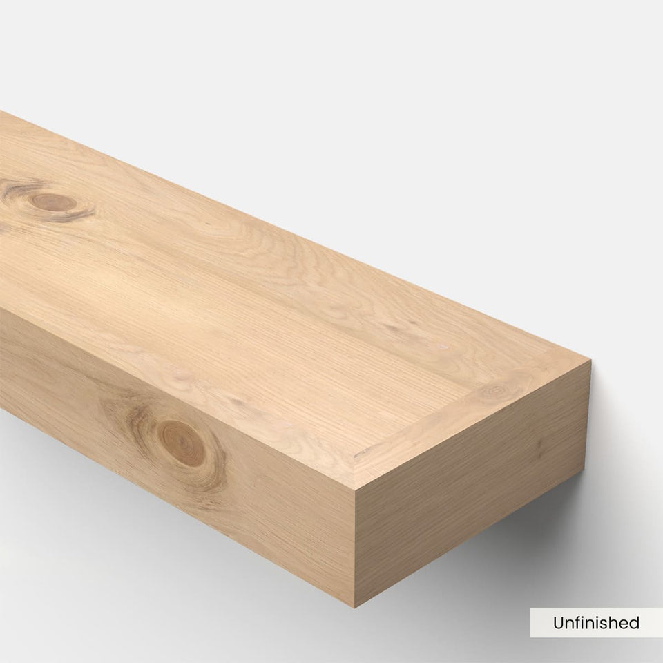 Unfinished Floating Shelves (Ready to Paint or Stain)