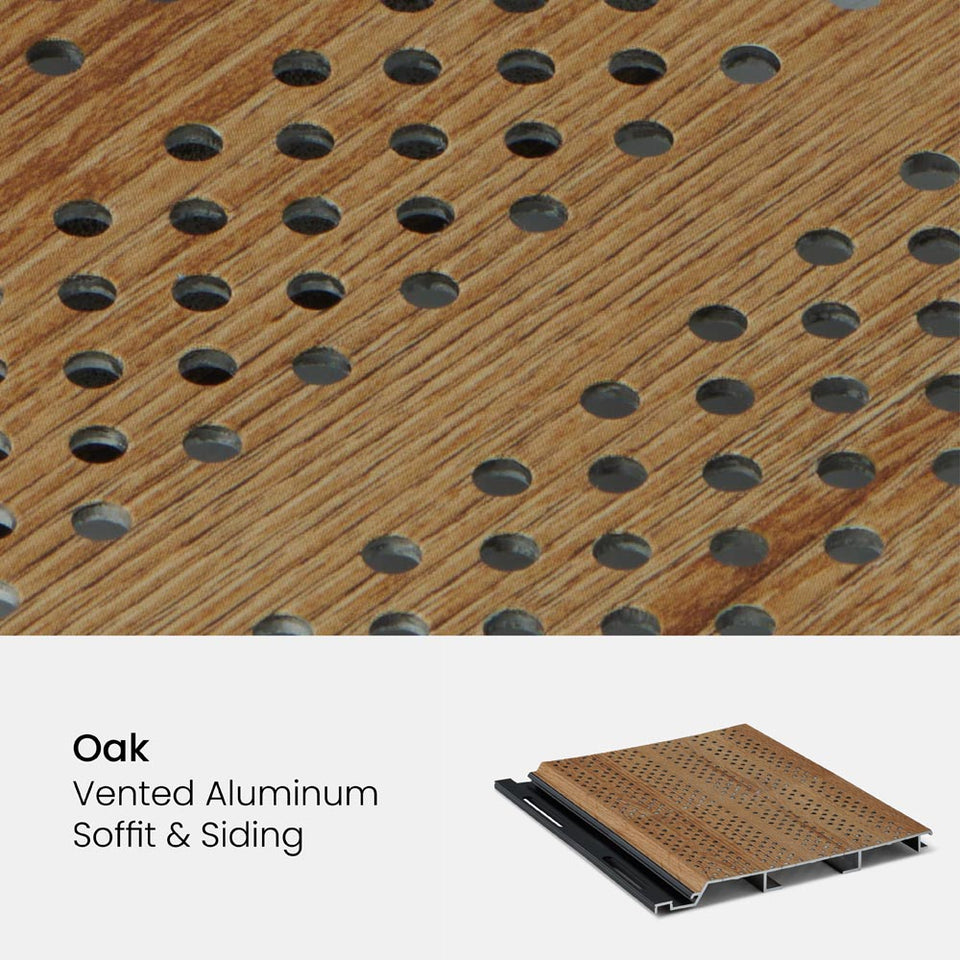 Vented Aluminum Cladding Samples