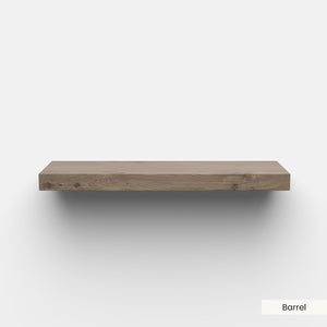 Floating Wood Shelves (w/ Hardware)