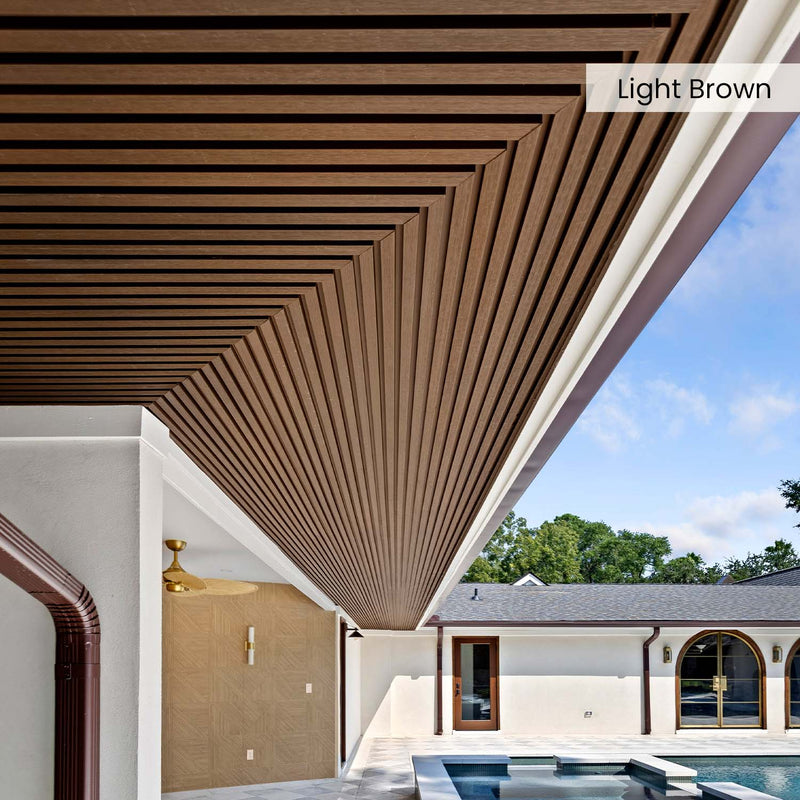 Composite Narrow Slat Cladding