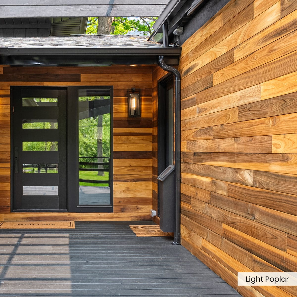 Modern Exterior Wood Cladding (15 SF) – WoodPlank