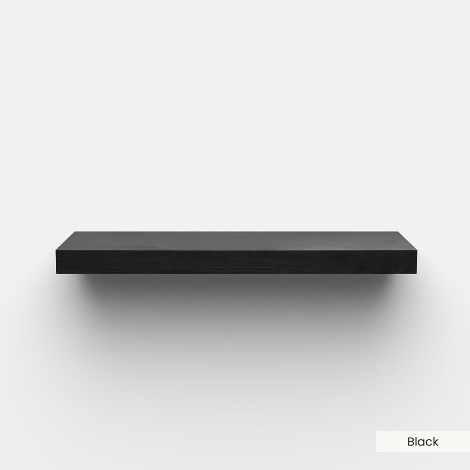 Floating Wood Shelves (w/ Hardware)