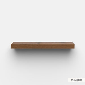Floating Wood Shelves (w/ Hardware)