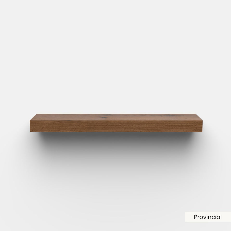 Floating Wood Shelves (w/ Hardware)