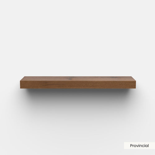 Floating Wood Shelves (w/ Hardware)