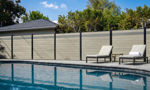 Milford, MI | Composite Fence Kit in Beige & Charcoal