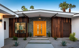 Palm Desert, CA | Modern Exterior Cladding in Thermo Poplar