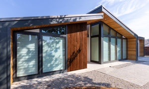 Hood River, OR  | Modern Exterior Cladding in Light Ash & Thermo Ash Slats